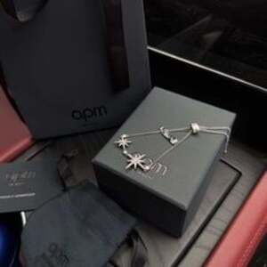 APM Monaco Silver Double Météorites Adjustable Bracelet